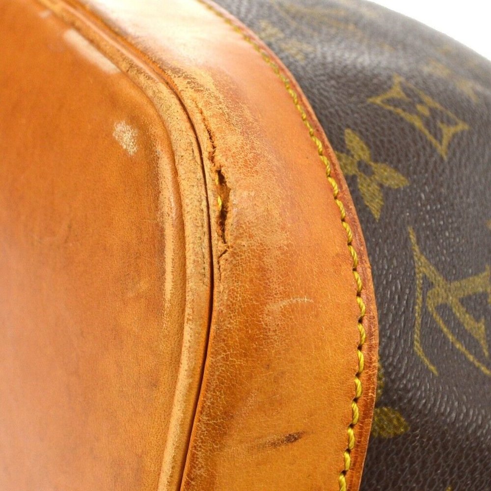 713310L Louis Vuitton Satchel Bag Alma Brown Monogram - Picture 4 of 9